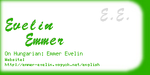 evelin emmer business card